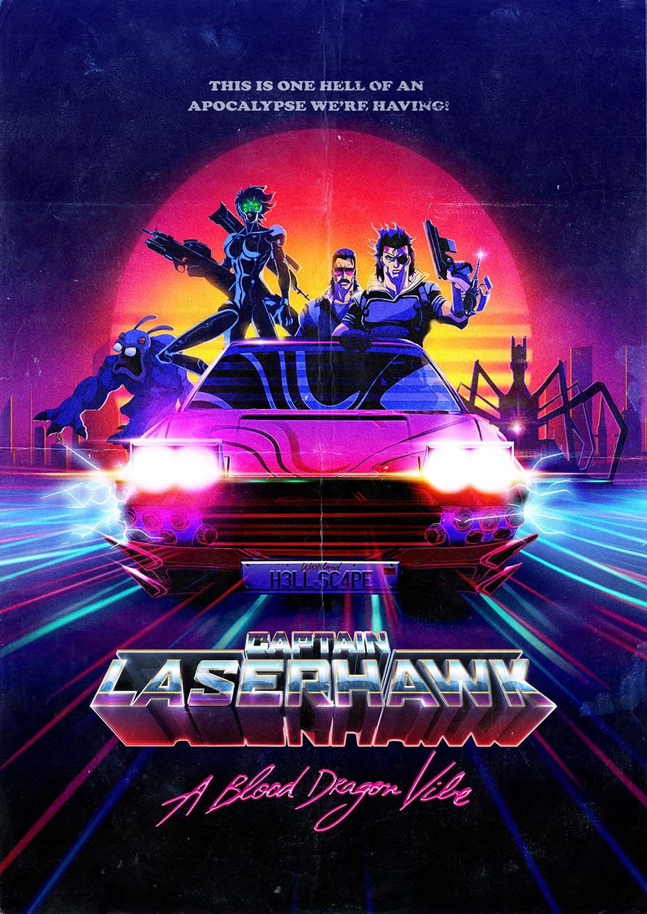 Phim Đội trưởng Laserhawk: Blood Dragon Remix